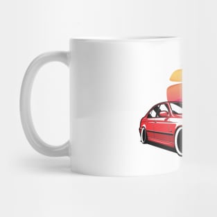 Red E39 Classic Saloon in Sunset Mug